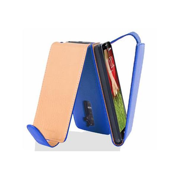 Skyddsfodral för LG G2 Fodral Skal Mobilskydd i flipdesign av texturerat konstläder Case Cover