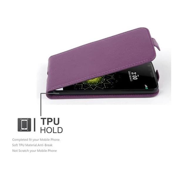 Skyddsfodral för LG G5 Fodral Skal Mobilskydd i flipdesign av texturerat konstläder Case Cover