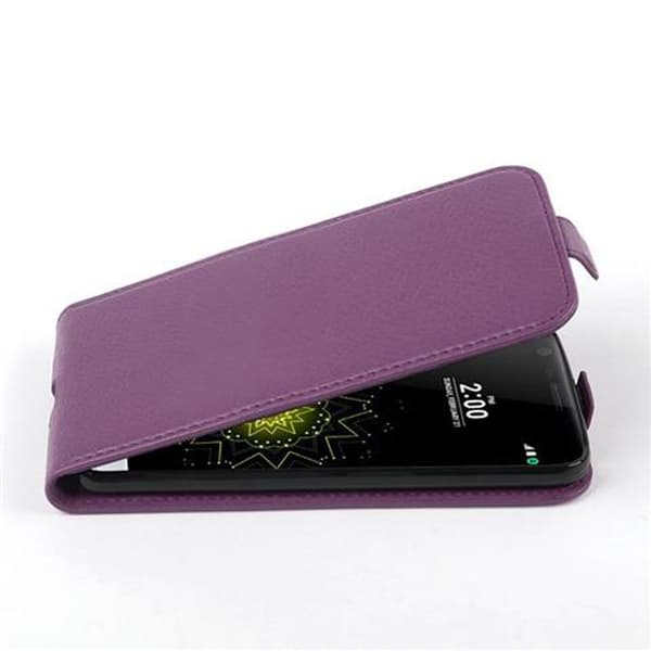 Skyddsfodral för LG G5 Fodral Skal Mobilskydd i flipdesign av texturerat konstläder Case Cover