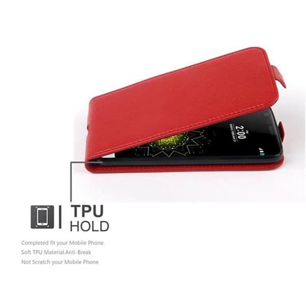 Skyddsfodral för LG G5 Fodral Skal Mobilskydd i flipdesign av texturerat konstläder Case Cover