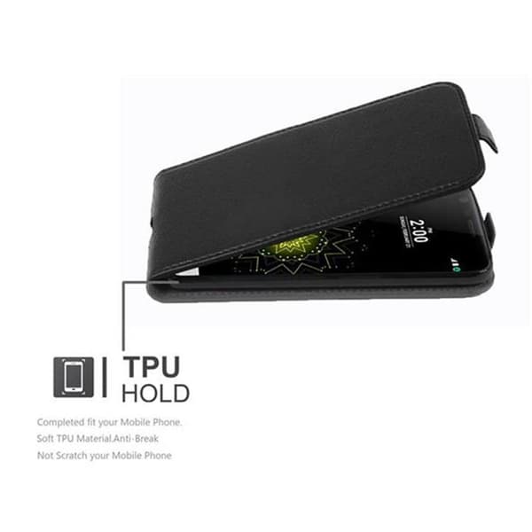 Skyddsfodral för LG G5 Fodral Skal Mobilskydd i flipdesign av texturerat konstläder Case Cover
