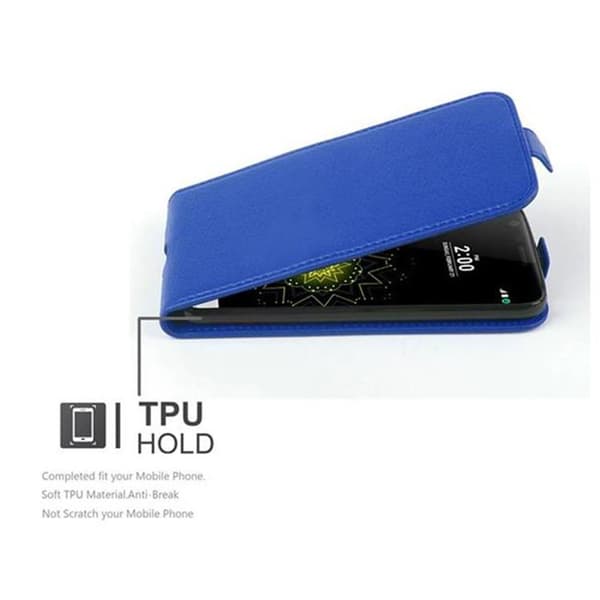 Skyddsfodral för LG G5 Fodral Skal Mobilskydd i flipdesign av texturerat konstläder Case Cover