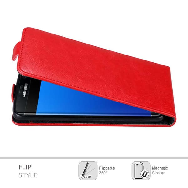 Samsung Galaxy S7 EDGE Suojakotelo Suojakuori Lompakkokotelo Matkapuhelinkotelo flip muotoilu magneettisuljenta
