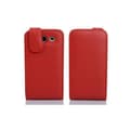 Miniatyrbild 3 av 3: Skyddsfodral för Huawei ASCEND G510 / G520 / G525 Fodral Skal Mobilskydd i flipdesign av texturerat konstläder Case Cover