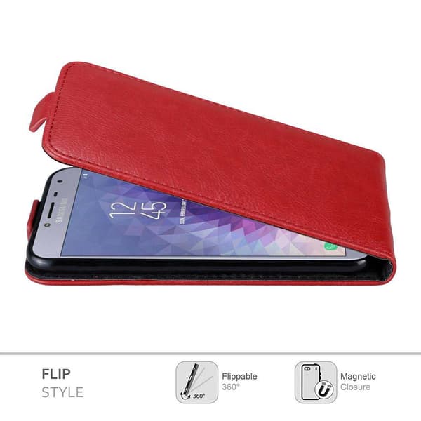 Skyddsfodral för Samsung Galaxy J4 2018 Fodral Skal i flipdesign med magnetisk stängning Case Cover