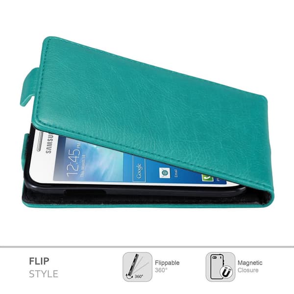 Deksel til Samsung Galaxy S4 MINI Flip Etui med magnetisk lukking