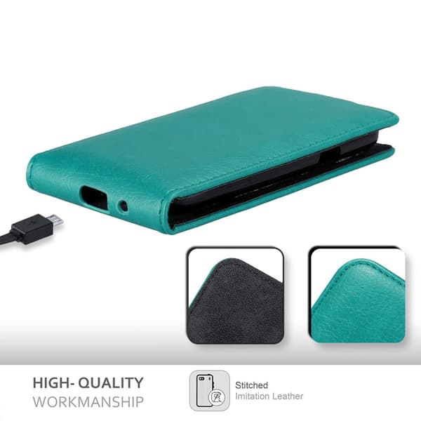 Deksel til Samsung Galaxy S4 MINI Flip Etui med magnetisk lukking
