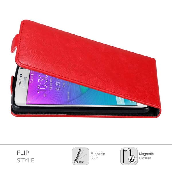 Deksel til Samsung Galaxy NOTE EDGE Flip Etui med magnetisk lukking