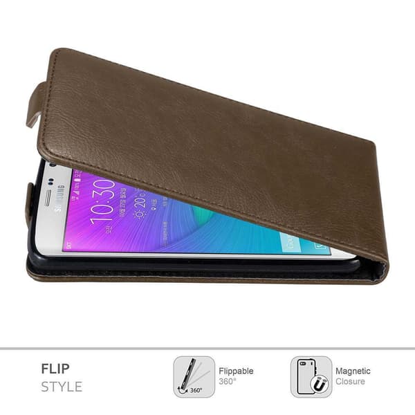 Deksel til Samsung Galaxy NOTE EDGE Flip Etui med magnetisk lukking