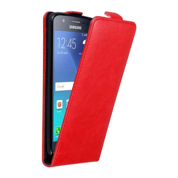 Deksel til Samsung Galaxy J5 2015 Flip Etui med magnetisk lukking