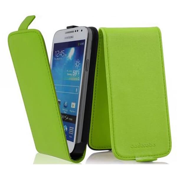 Samsung Galaxy S4 MINI Suojakotelo Suojakuori Lompakkokotelo Matkapuhelinkotelo flip-muotoilulla, joka on valmistettu sileästä keinonahasta