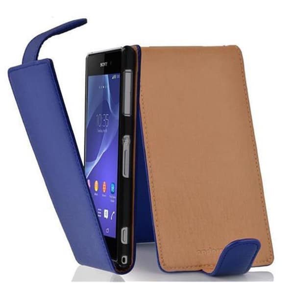 Deksel til Sony Xperia Z2 Flip Etui laget av strukturert kunstskinn