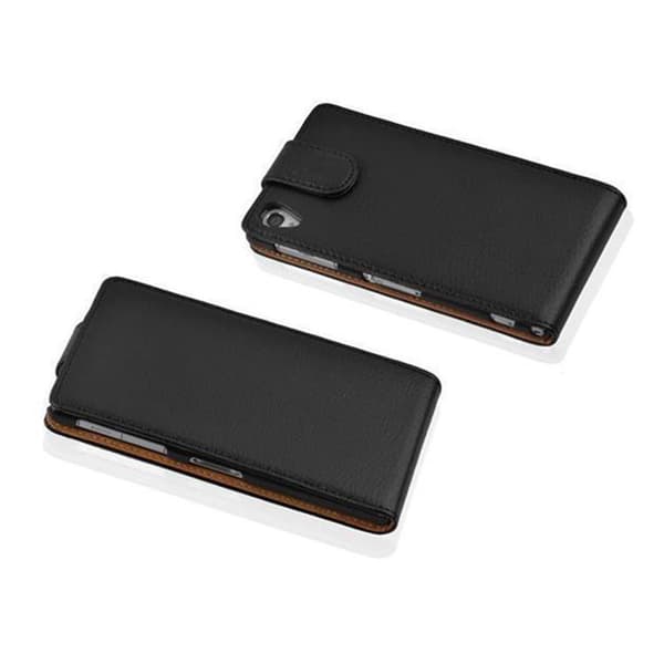 Skyddsfodral för Sony Xperia Z2 Fodral Skal Mobilskydd i flipdesign av texturerat konstläder Case Cover