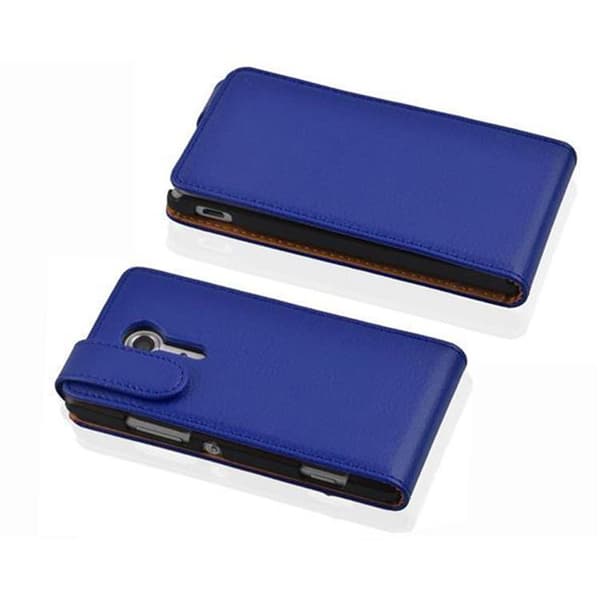 Skyddsfodral för Sony Xperia SP Fodral Skal Mobilskydd i flipdesign av texturerat konstläder Case Cover