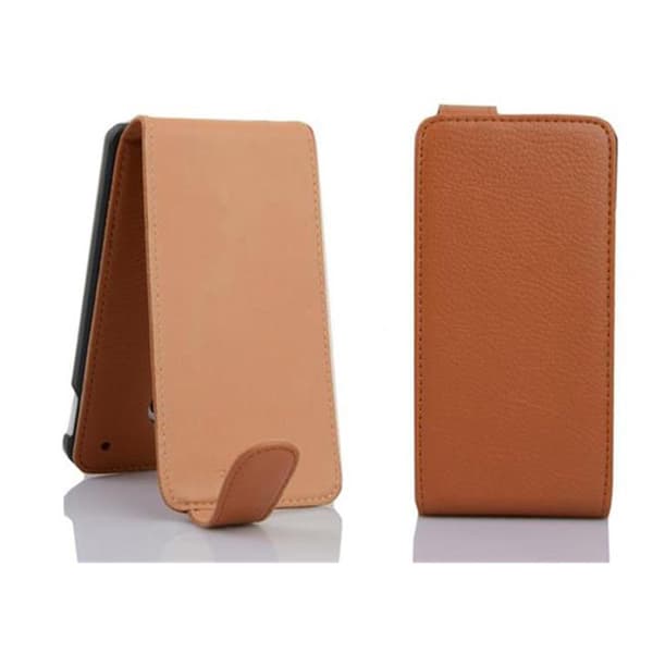 Skyddsfodral för Sony Xperia M2 / M2 AQUA Fodral Skal Mobilskydd i flipdesign av texturerat konstläder Case Cover