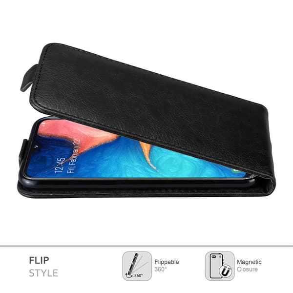 Samsung Galaxy A10e / A20e Suojakotelo Suojakuori Lompakkokotelo Matkapuhelinkotelo flip muotoilu magneettisuljenta
