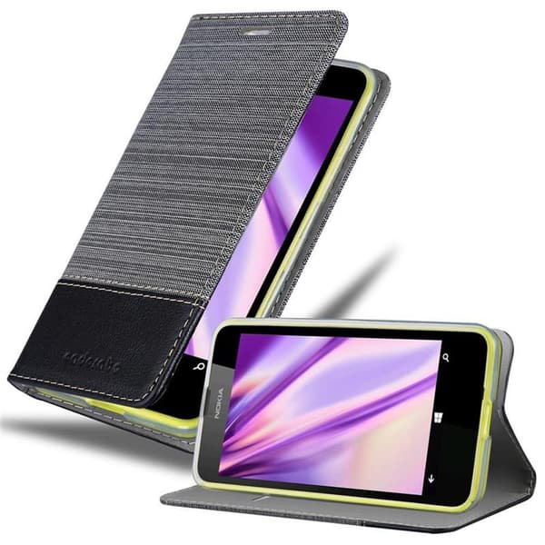 Nokia Lumia 630 / 635 Skal Plånboksfodral med magnetisk stängning, ståfunktion och kortficka