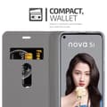 Miniatyrbilde 5 av 8: Deksel til Huawei NOVA 5i / P20 LITE 2019 Lommebokdeksel med magnetisk lukking, stativfunksjon og kortlomme