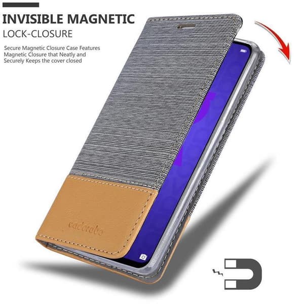 Huawei NOVA 5 / 5 PRO Skal Plånboksfodral med magnetisk stängning, ståfunktion och kortficka