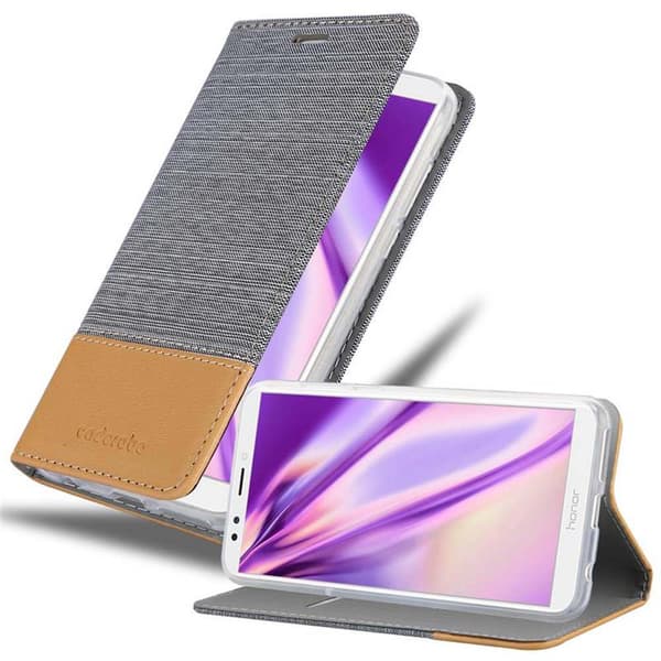 Honor 7C / Huawei Y7 2018 Suojakotelo Suojakuori Lompakkokotelo Matkapuhelinkotelo jossa magneettisuljenta, jalusta-toiminto ja korttitasku