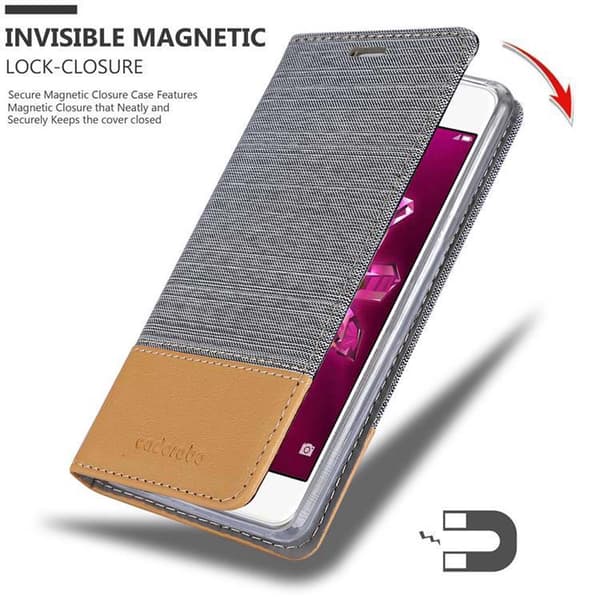 Huawei Enjoy 7 Suojakotelo Suojakuori Lompakkokotelo Matkapuhelinkotelo jossa magneettisuljenta, jalusta-toiminto ja korttitasku