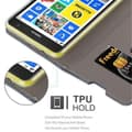 Miniatyrbilde 3 av 6: Deksel til Nokia Lumia 625 Lommebokdeksel med magnetisk lukking, stativfunksjon og kortlomme