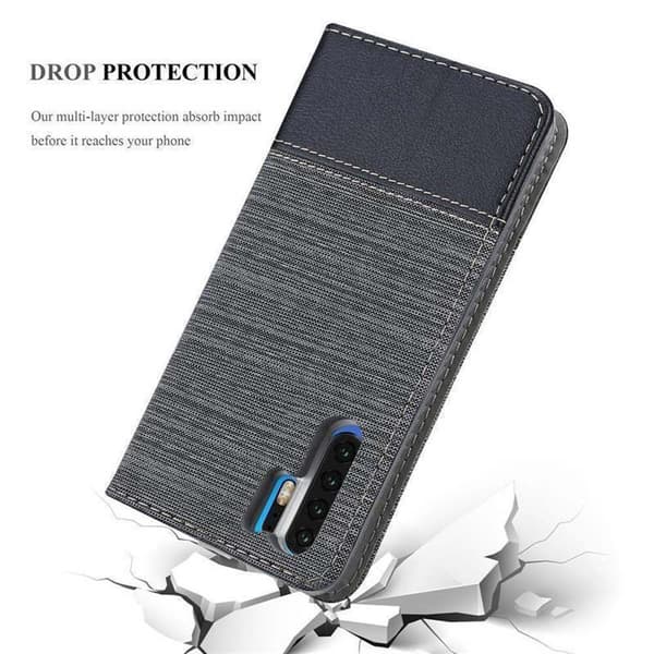 Huawei P30 PRO Skal Plånboksfodral med magnetisk stängning, ståfunktion och kortficka