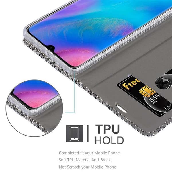 Huawei P30 PRO Suojakotelo Suojakuori Lompakkokotelo Matkapuhelinkotelo jossa magneettisuljenta, jalusta-toiminto ja korttitasku