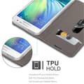 Miniatyrbilde 5 av 7: Deksel til Samsung Galaxy A3 2015 Lommebokdeksel med magnetisk lukking, stativfunksjon og kortlomme