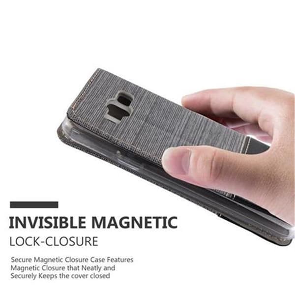 Deksel til Samsung Galaxy A3 2015 Lommebokdeksel med magnetisk lukking, stativfunksjon og kortlomme