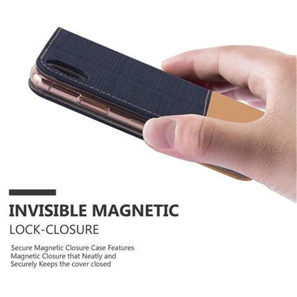 iPhone X / XS Skal Plånboksfodral med magnetisk stängning, ståfunktion och kortficka