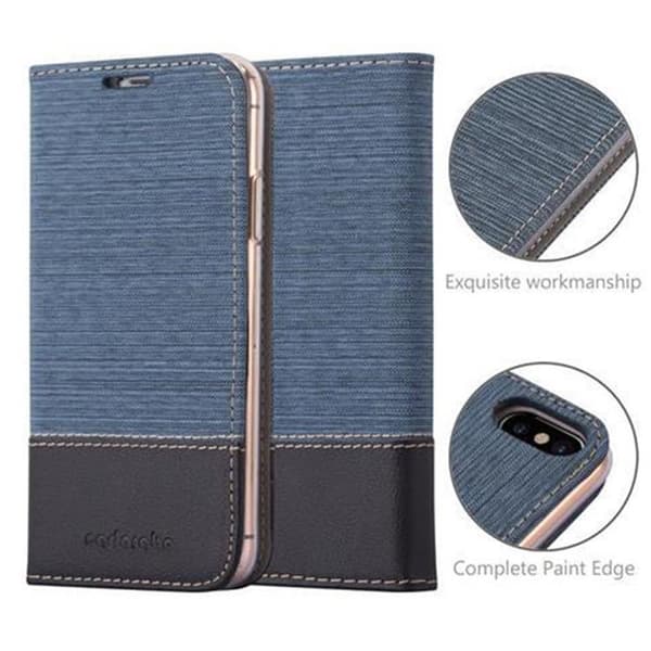 iPhone X / XS Skal Plånboksfodral med magnetisk stängning, ståfunktion och kortficka