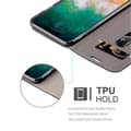 Miniatyrbild 4 av 7: iPhone X / XS Skal Plånboksfodral med magnetisk stängning, ståfunktion och kortficka