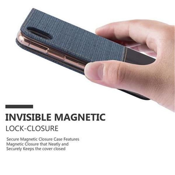 iPhone X / XS Skal Plånboksfodral med magnetisk stängning, ståfunktion och kortficka