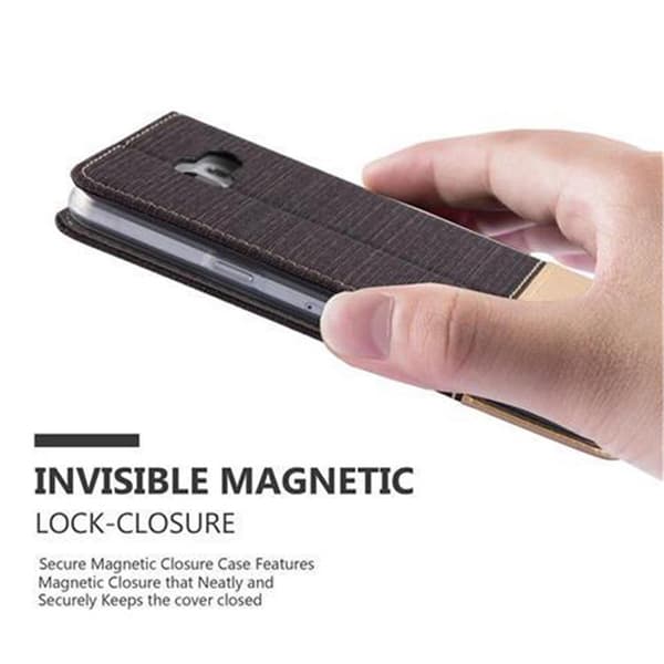 Samsung Galaxy A5 2016 Suojakotelo Suojakuori Lompakkokotelo Matkapuhelinkotelo jossa magneettisuljenta, jalusta-toiminto ja korttitasku