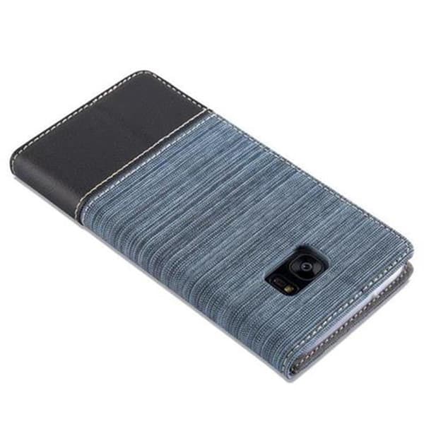 Samsung Galaxy S7 EDGE Pungetui Cover Case (Blå)