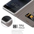 Miniatyrbillede 4 af 6: Nokia 5 2017 Pungetui Cover Case (Grå)