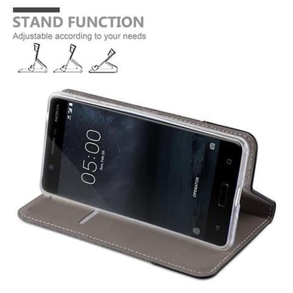 Nokia 5 2017 Pungetui Cover Case (Grå)