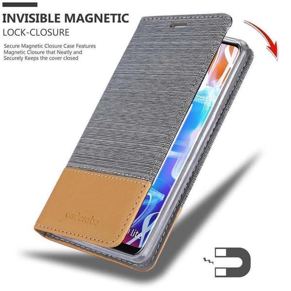 Deksel til Huawei MATE 20 LITE Lommebokdeksel med magnetisk lukking, stativfunksjon og kortlomme