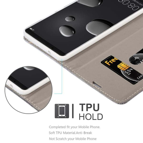 Huawei MATE 10 PRO Skal Plånboksfodral med magnetisk stängning, ståfunktion och kortficka