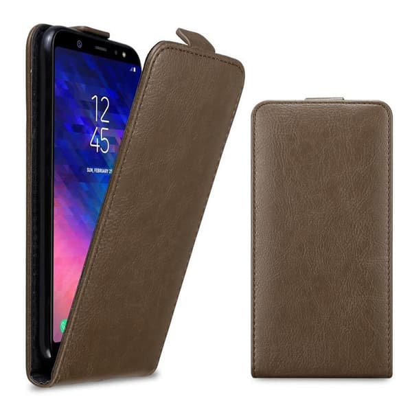 Deksel til Samsung Galaxy A6 PLUS 2018 Flip Etui med magnetisk lukking
