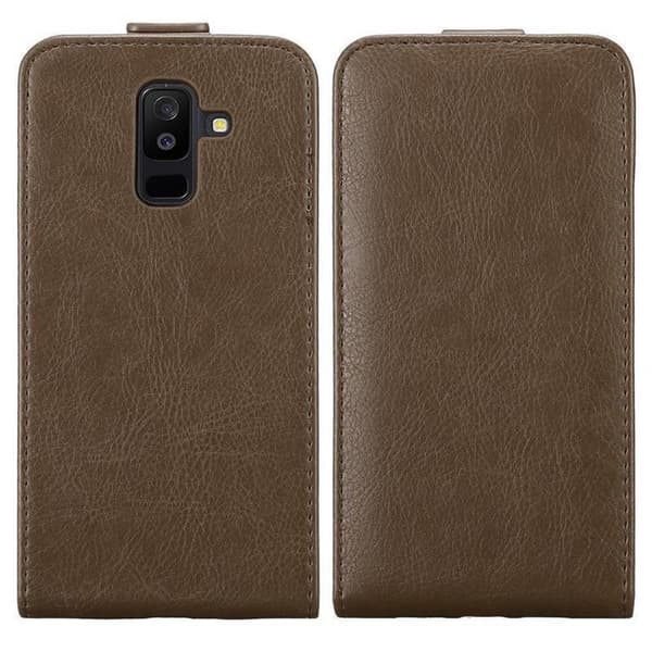 Deksel til Samsung Galaxy A6 PLUS 2018 Flip Etui med magnetisk lukking