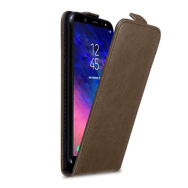 Deksel til Samsung Galaxy A6 PLUS 2018 Flip Etui med magnetisk lukking