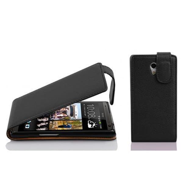 Skyddsfodral för HTC Desire 700 Fodral Skal Mobilskydd i flipdesign av texturerat konstläder Case Cover