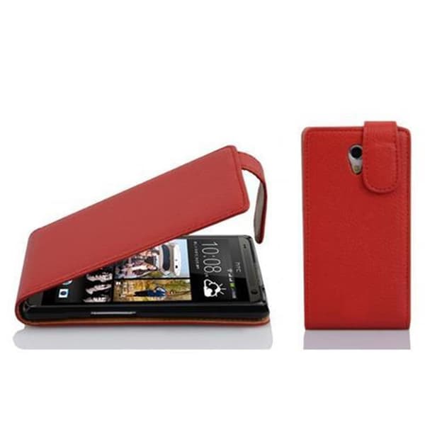 Skyddsfodral för HTC Desire 700 Fodral Skal Mobilskydd i flipdesign av texturerat konstläder Case Cover