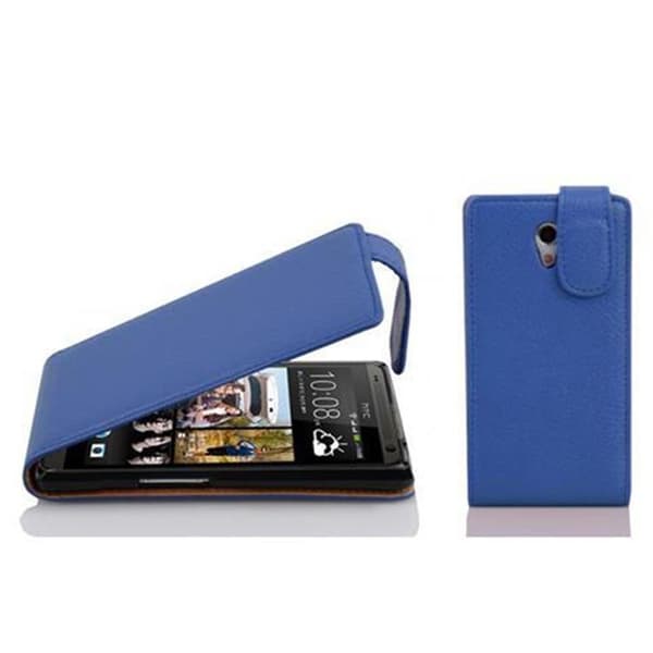 Skyddsfodral för HTC Desire 700 Fodral Skal Mobilskydd i flipdesign av texturerat konstläder Case Cover