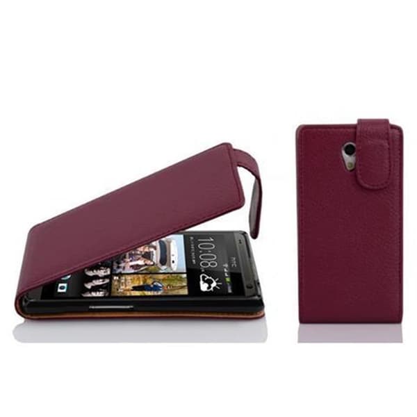 Skyddsfodral för HTC Desire 700 Fodral Skal Mobilskydd i flipdesign av texturerat konstläder Case Cover