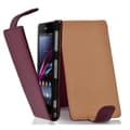 Miniatyrbild 1 av 3: Skyddsfodral för Sony Xperia Z1 COMPACT Fodral Skal Mobilskydd i flipdesign av texturerat konstläder Case Cover