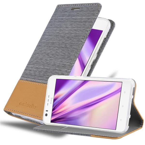 HTC Desire 10 LIFESTYLE / Desire 825 Skal Plånboksfodral med magnetisk stängning, ståfunktion och kortficka