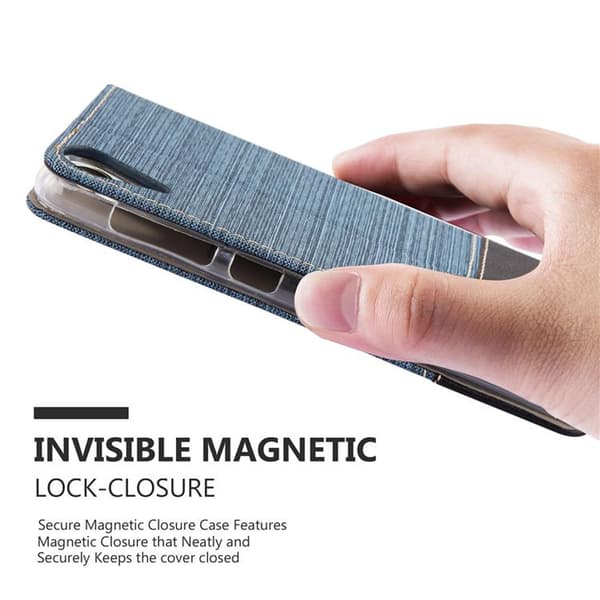 HTC Desire 10 LIFESTYLE / Desire 825 Skal Plånboksfodral med magnetisk stängning, ståfunktion och kortficka